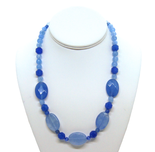 Royal, Sapphire and Light Blue Necklace