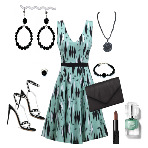 Black Beaded Bracelet