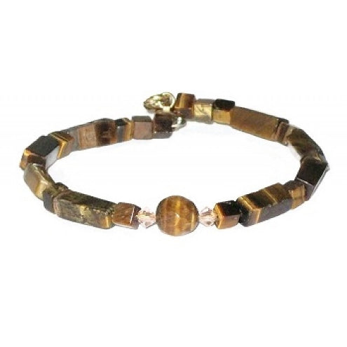 Tiger Eye Bracelet with Matching Earrings