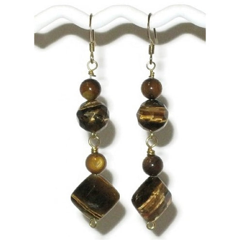 Tiger Eye Bracelet with Matching Earrings
