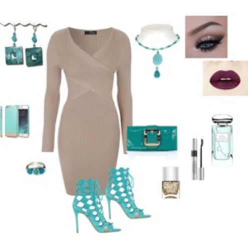 Teal Earrings