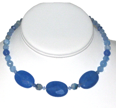 Blue Statement Choker