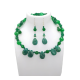 Green Choker Set with Amazonite Teardrop Beads