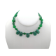 Green Choker Set with Amazonite Teardrop Beads